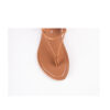 Froggie 10732 3989 Tan Genuine Leather Spaghetti Sandal - View 2 | ChicShoetique