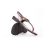 Froggie 10732 3983 Pewter Genuine Leather Spaghetti Sandal - View 3 | ChicShoetique