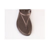 Froggie 10732 3983 Pewter Genuine Leather Spaghetti Sandal - View 4 | ChicShoetique