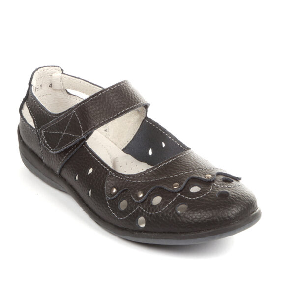 Geena Velcro Pump Black Style 2621 3831 | ChicShoetique