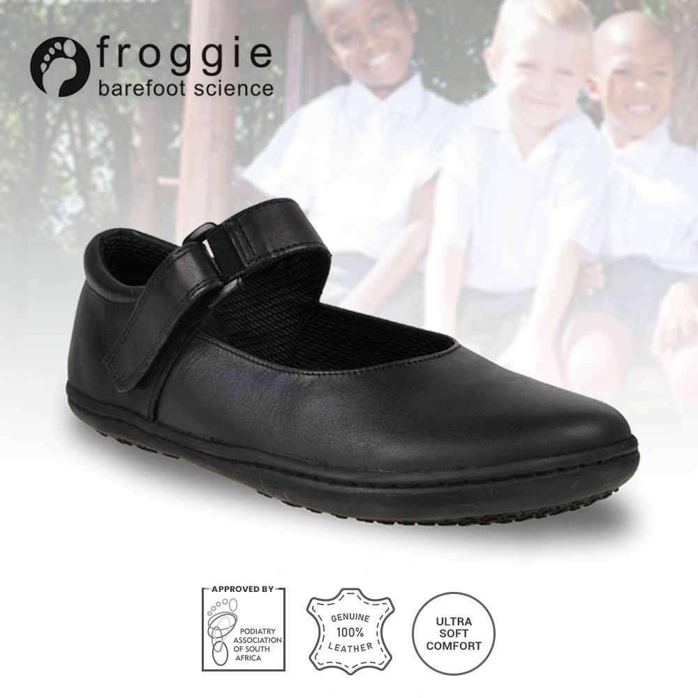 Froggie High-Bar Girls School Shoes Sizes C28 - C35 Brown Style 6607 | ChicShoetique