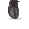 Froggie Boys Lace-Up School Shoes Sizes C28 - C33 Brown Style 7823 - View 2 | ChicShoetique