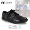 Froggie Boys Lace-Up School Shoes Sizes C34 - C38 Black Style 7824 | ChicShoetique