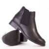 Froggie 11286 Genuine Leather Ankle Boot With Elastic Black - View 3 | ChicShoetique