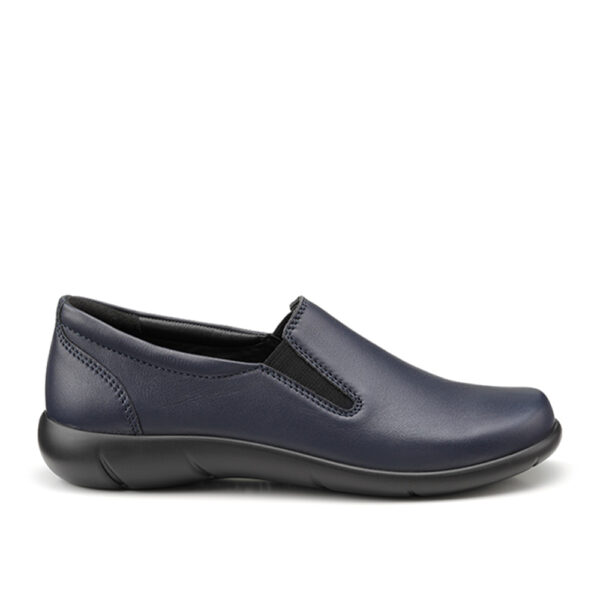 Hotter Glove 3818 Navy Ladies Slip On Shoe | ChicShoetique