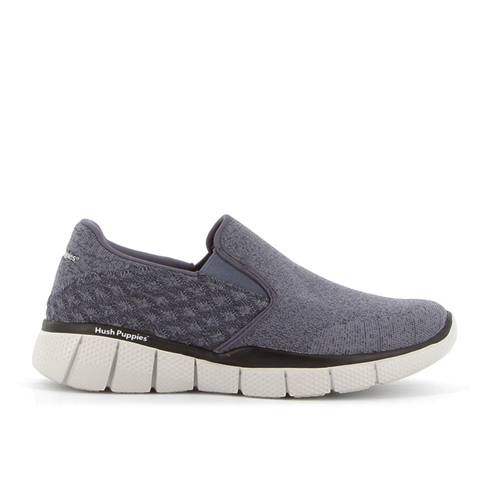 Hush Puppies Equally 1108 Slip On Grey Mens Sneaker | ChicShoetique