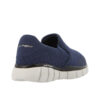 Hush Puppies Equally 1110 Slip On Navy Mens Sneaker - View 3 | ChicShoetique