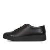 FitFlop Rally Black Lace Up Sneaker - View 2 | ChicShoetique