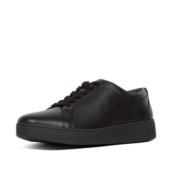 FitFlop Rally Black Lace Up Sneaker | ChicShoetique