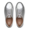 FitFlop Rally Silver Lace Up Sneaker - View 3 | ChicShoetique