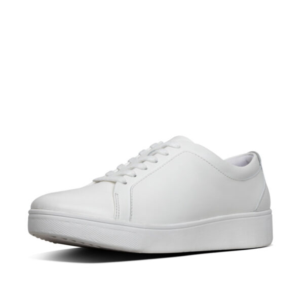 FitFlop Rally White Lace Up Sneaker | ChicShoetique