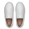 FitFlop Rally White Lace Up Sneaker - View 5 | ChicShoetique