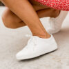 FitFlop Rally White Lace Up Sneaker - View 6 | ChicShoetique