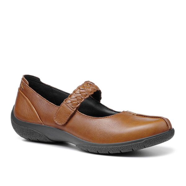 Hotter Shake 11 3830 Tan Leather Pump | ChicShoetique