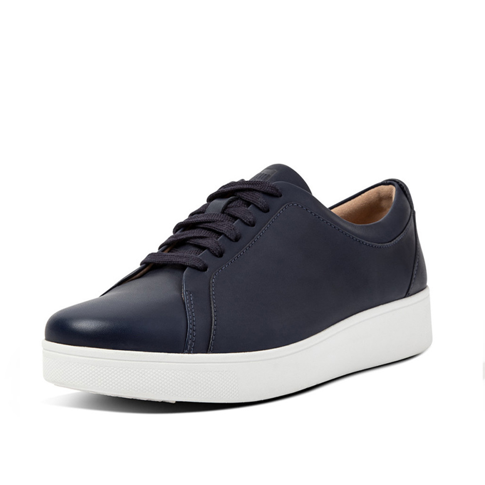 Fitflop Rally Lace Up Sneaker Navy | ChicShoetique