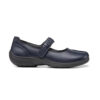 Hotter Shake 2 Navy Flat Pump Shoe - View 2 | ChicShoetique