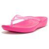 Fitflop IQ Transparent 577 Fuchsia Sandal - View 2 | ChicShoetique