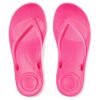 Fitflop IQ Transparent 577 Fuchsia Sandal - View 4 | ChicShoetique