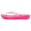 Fitflop IQ Transparent 577 Fuchsia Sandal - View 3 | ChicShoetique