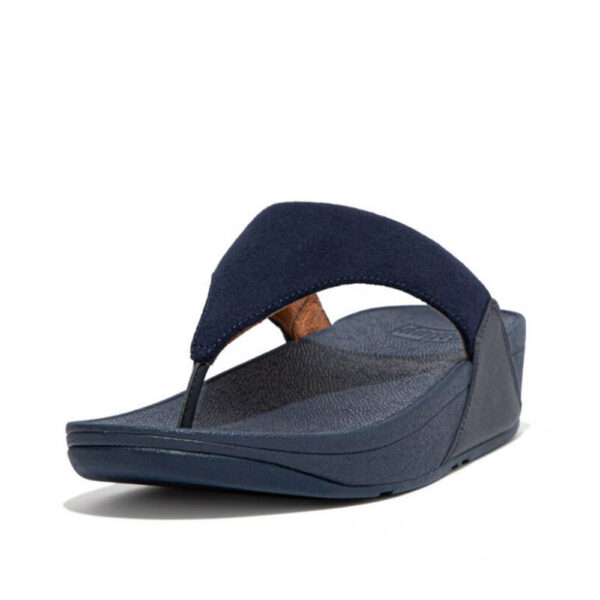 Fitflop Lulu 586 Navy Sandal | ChicShoetique