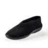 Plumex 2100 322 Black Knitted Comfort Shoe - View 2 | ChicShoetique