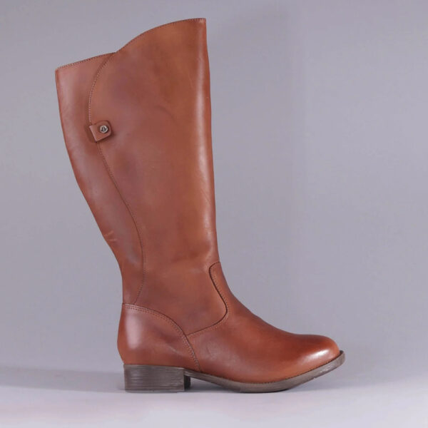 Froggie 12378 69 Tan Leather Boots | ChicShoetique