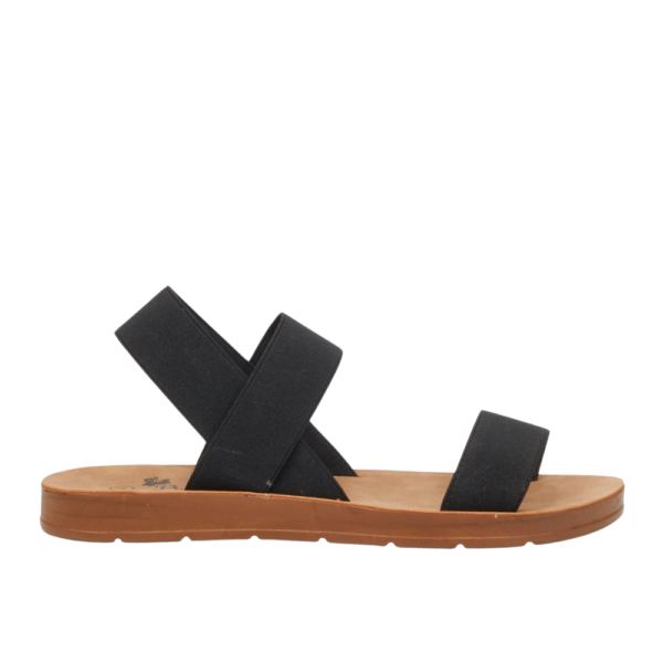 Butterfly Feet Zina 7 4068 Black Ladies Sandals | ChicShoetique