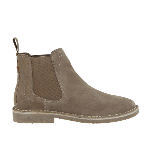 Hush Puppies Josie Genuine Leather Knee-High Suede Ankle Boot Beige | ChicShoetique