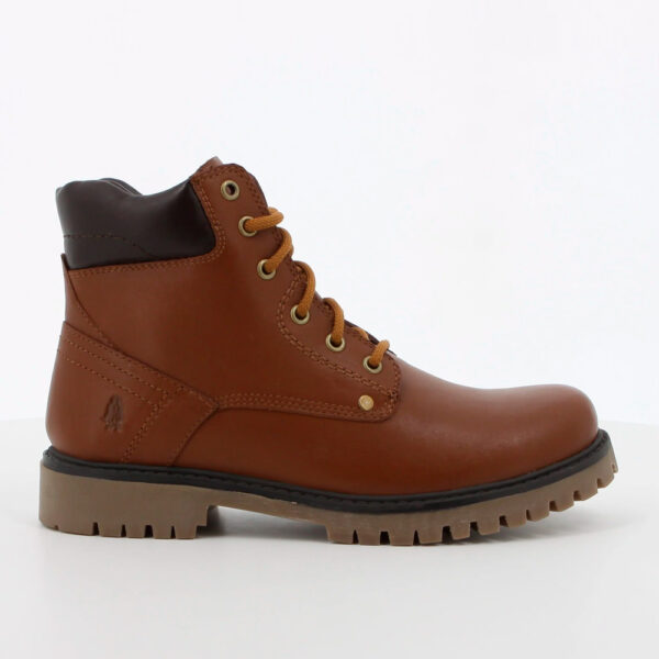 Hush Puppies Wrangle Genuine Nubuck Leather Lace-Up Ankle Boot - Mocha | ChicShoetique