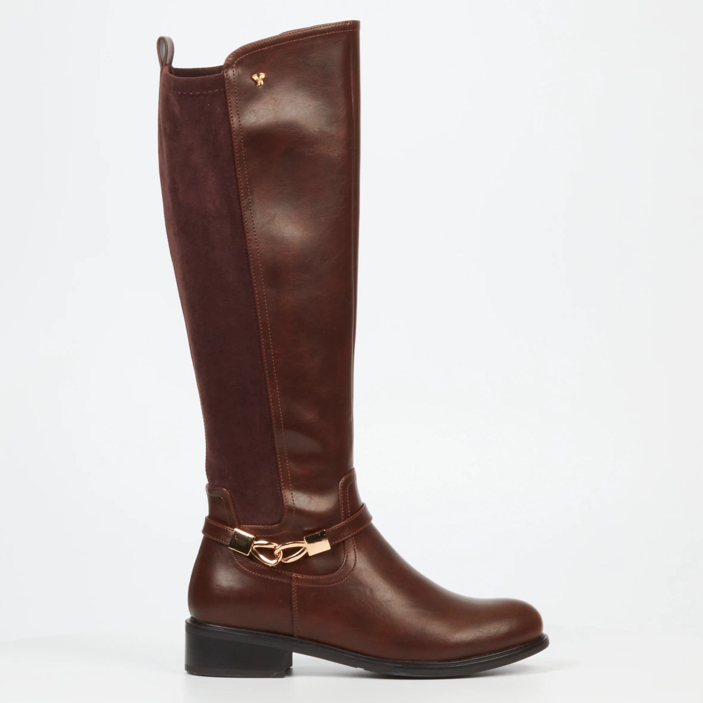 Butterfly Huda 14 1709 Choc Ladies Knee High Boots | ChicShoetique