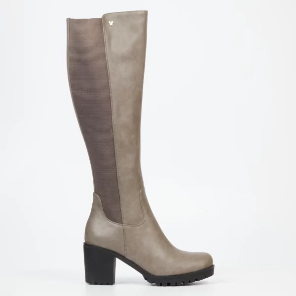 Butterfly Noel 2 1712 Grey Ladies Knee High Boots | ChicShoetique
