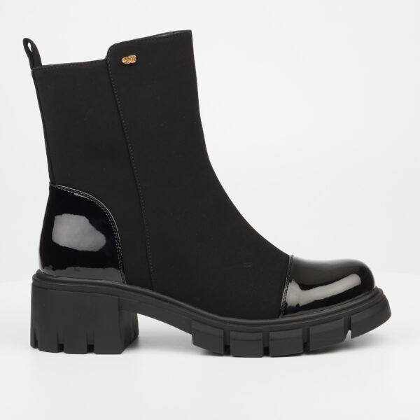 Miss Black Odyssey 5 1695 Black Ankle Boot | ChicShoetique