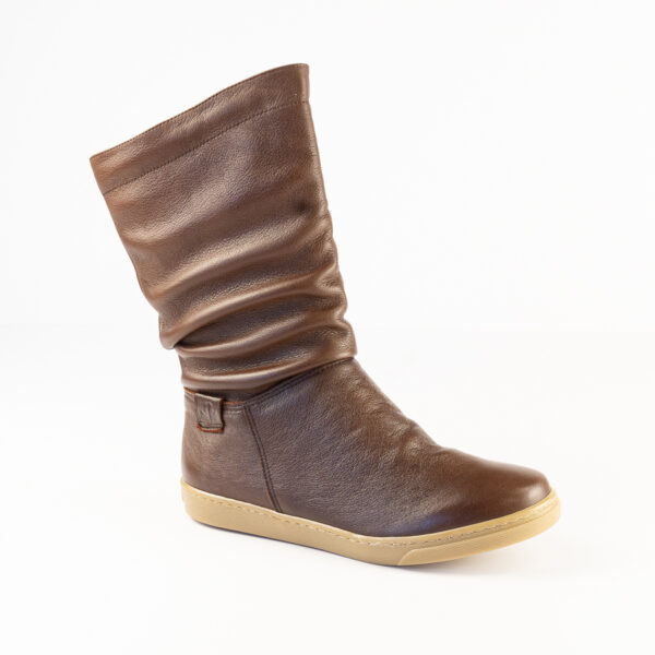 Froggie 10970 1762 Dark Tan Genuine Leather Boot | ChicShoetique