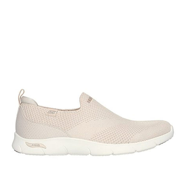 Skechers 104545 3704 Arch Fit Refine Sneaker Black Natural | ChicShoetique