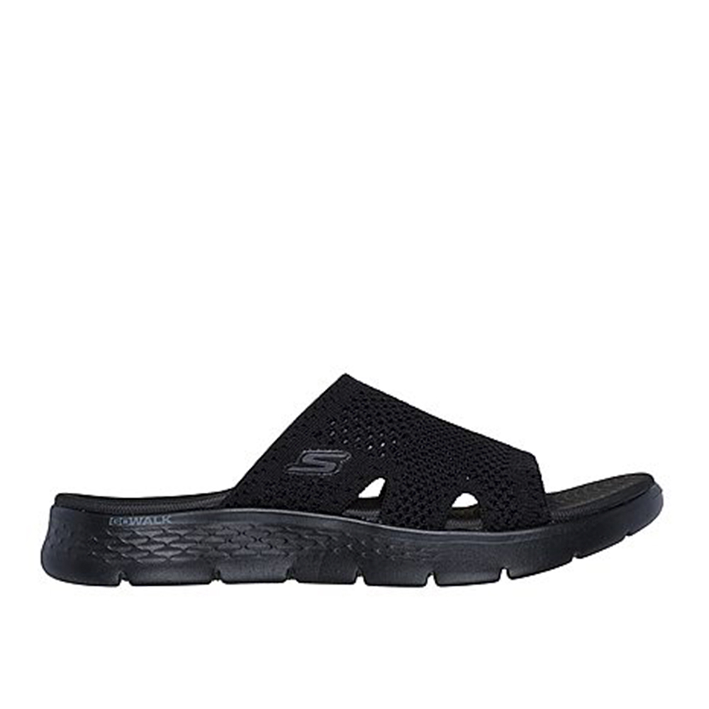 Skechers 141425 3772 Go Walk Slide Sandal Black | ChicShoetique