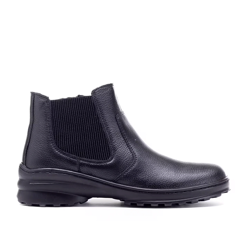 Hush Puppies Leilani 1760 Black Ladies Ankle Boots | ChicShoetique