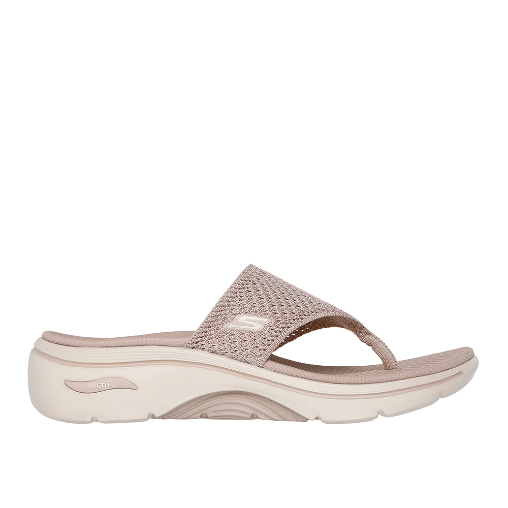 Skechers 140861 3847 Taupe Ladies Sandals | ChicShoetique