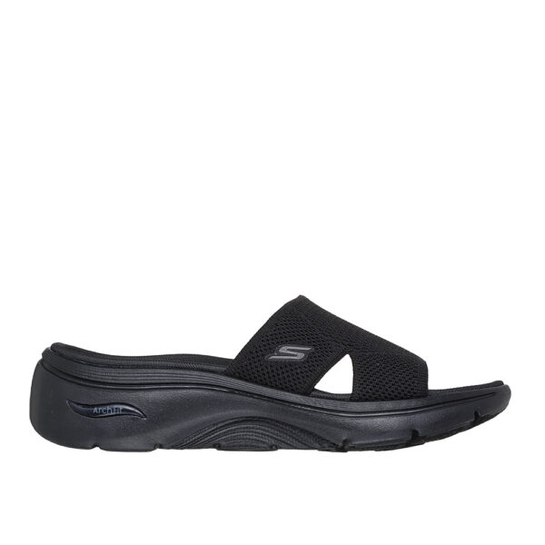 Skechers 140865 3841 Black Ladies Sandals | ChicShoetique