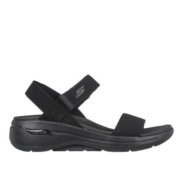 Skechers 140874 3838 Black Ladies Sandals | ChicShoetique