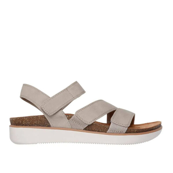 Skechers 163252 3816 Ladies Lifted Comfort Sandal Taupe | ChicShoetique