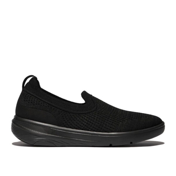 Fitflop Super-Q Slip Ons 655 Black | ChicShoetique