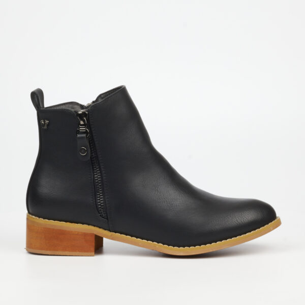 Butterfly Tyler 1 1803 Black Ladies Ankle Boot | ChicShoetique