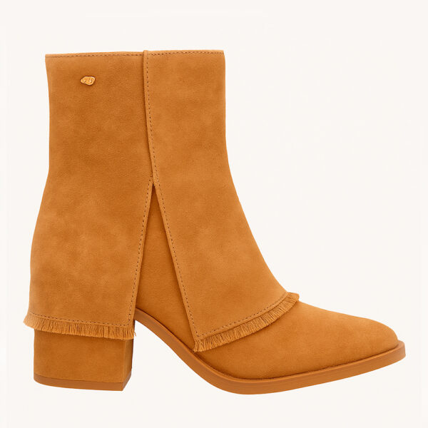 Miss Black Cactus 1 1734 Tan Ladies Ankle Boot | ChicShoetique