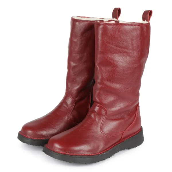 Freestyle Sutherland 903 Red 100% wool-lined ladies premium leather boot | ChicShoetique