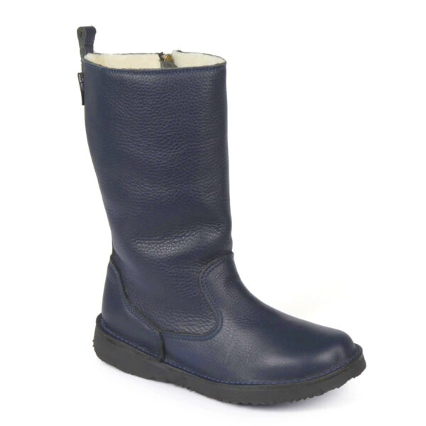 Freestyle Sutherland 906 Navy 100% wool-lined ladies premium leather boot | ChicShoetique