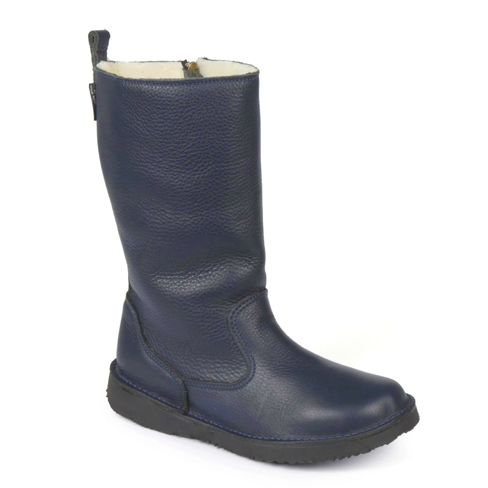 Freestyle Sutherland 906 Navy 100% wool-lined ladies premium leather boot | ChicShoetique