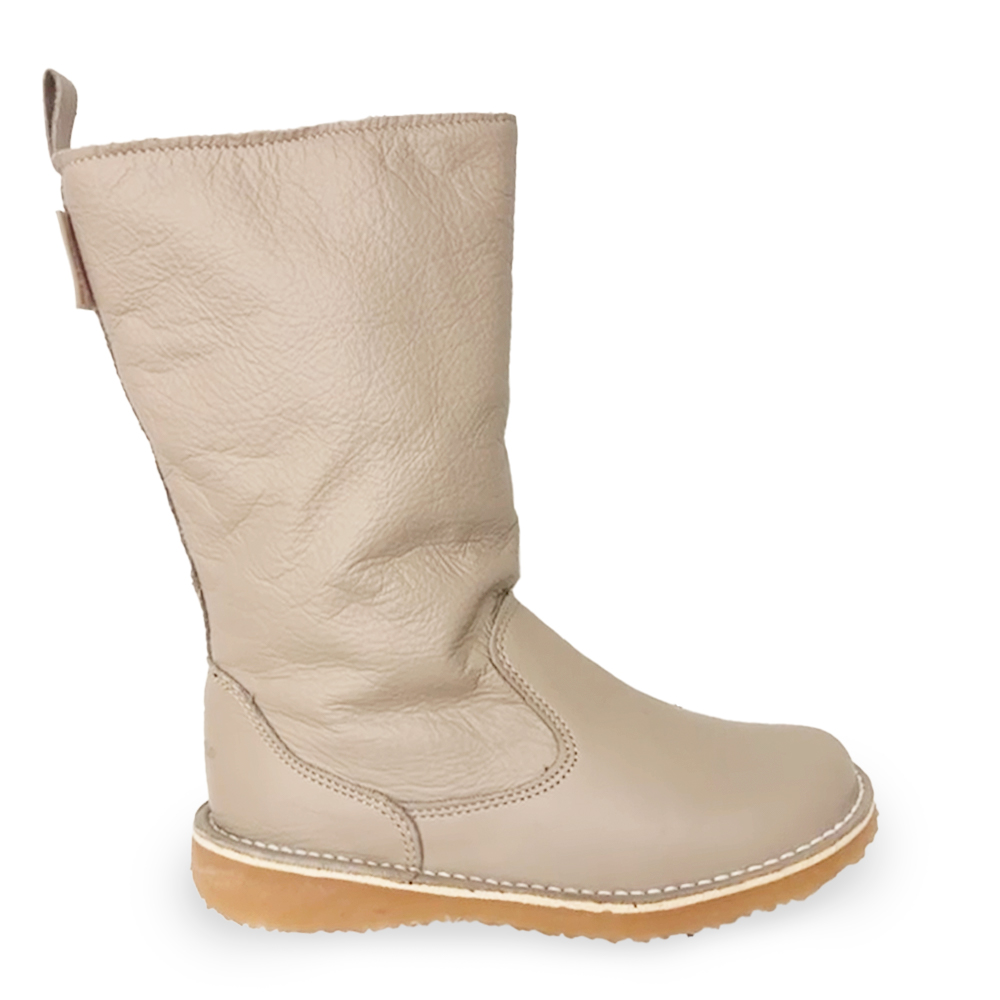 Freestyle Sutherland 908 Taupe 100% wool-lined ladies premium leather boot | ChicShoetique