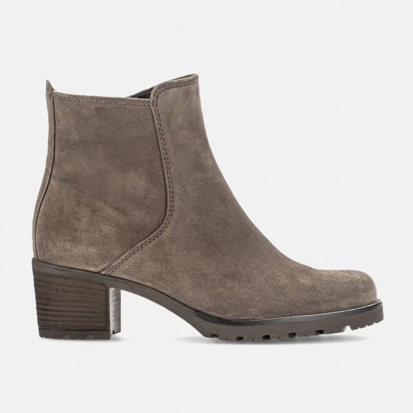 Gabor 32.800.30 1768 Grey Suede Heeled ankle boots in leather - View 8 | ChicShoetique