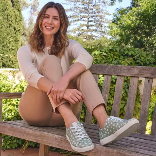 Hotter Molly 3685 Vintage Floral Ladies Sneaker | ChicShoetique