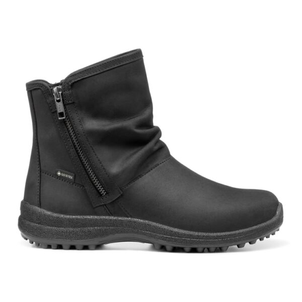 Hotter Terrain 1794 Black Gore-tex Waterproof Ankle Boot | ChicShoetique